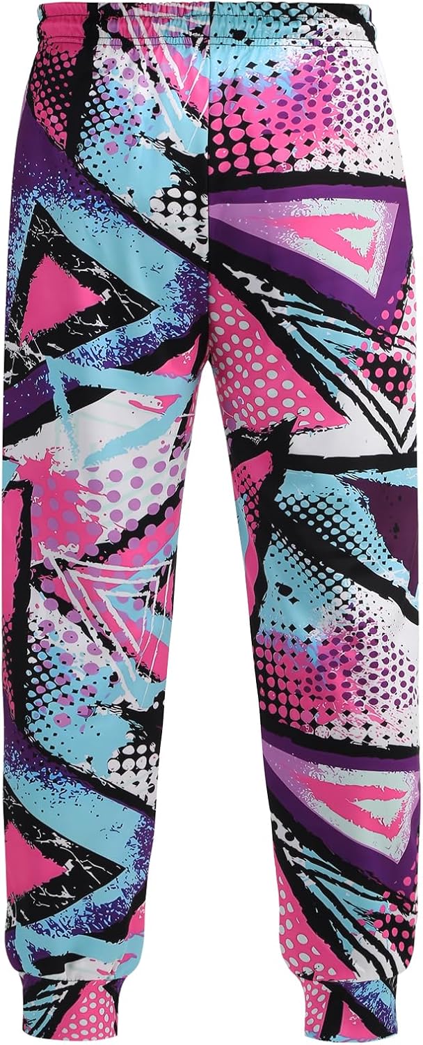 Unisex Funny 3D Print Graphic Sport Jogging Pants Casual Novelty Trousers with Pockets