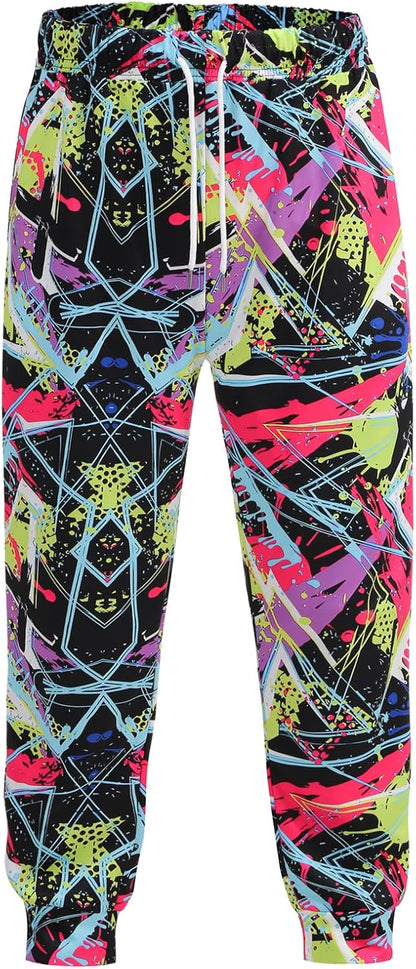 Unisex Funny 3D Print Graphic Sport Jogging Pants Casual Novelty Trousers with Pockets