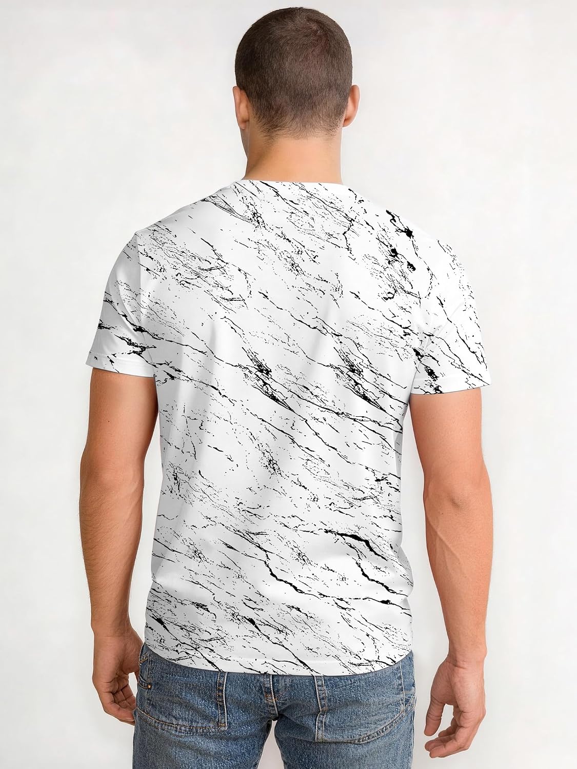 Mens Graphic Tees Short Sleeve Crew Neck Casual Shirts Summer T Shirts Hipster Hiphop Design