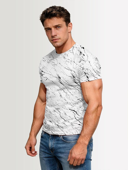 Mens Graphic Tees Short Sleeve Crew Neck Casual Shirts Summer T Shirts Hipster Hiphop Design