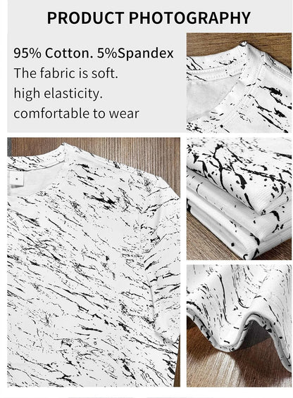 Mens Graphic Tees Short Sleeve Crew Neck Casual Shirts Summer T Shirts Hipster Hiphop Design